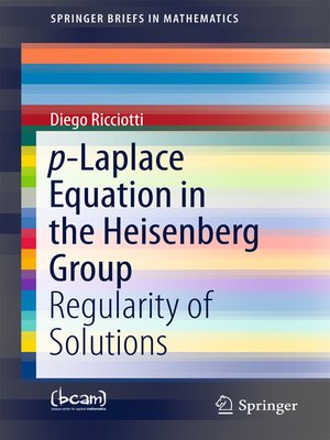cover image of p-Laplace Equation in the Heisenberg Group